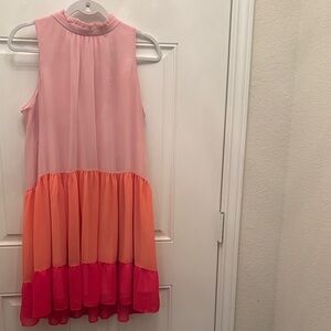 Vibrant Colorful Sleeveless Dress (pre-loved)
